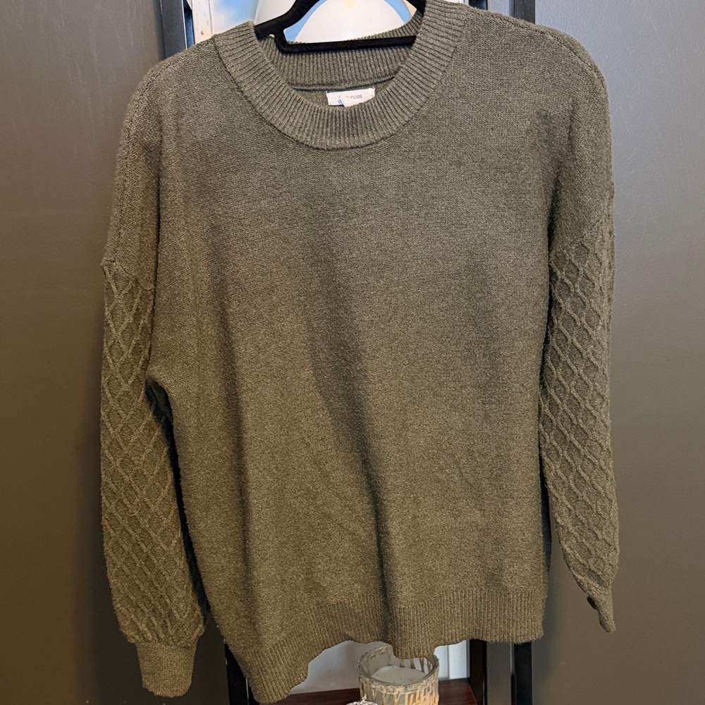 Maurices Olive Green Crew Neck Sweater